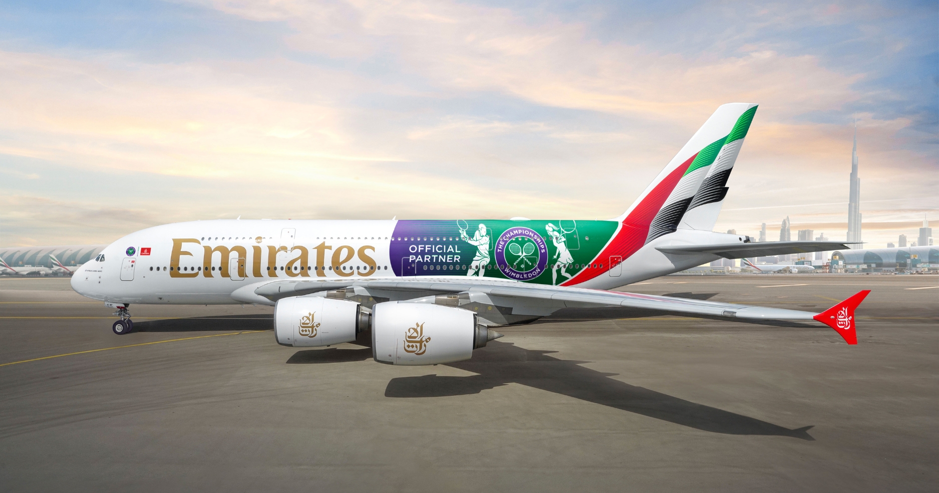 �����õ���Դ����Ǵ��¾���ɺ�����ͧ�Թ������ A380 㹡���觢ѹ The Championships Wimbledon